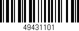 Código de barras (EAN, GTIN, SKU, ISBN): '49431101'