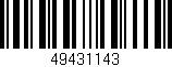 Código de barras (EAN, GTIN, SKU, ISBN): '49431143'