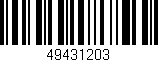 Código de barras (EAN, GTIN, SKU, ISBN): '49431203'