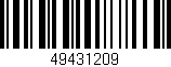 Código de barras (EAN, GTIN, SKU, ISBN): '49431209'