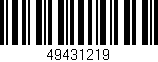 Código de barras (EAN, GTIN, SKU, ISBN): '49431219'