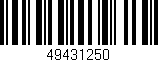 Código de barras (EAN, GTIN, SKU, ISBN): '49431250'