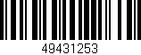 Código de barras (EAN, GTIN, SKU, ISBN): '49431253'