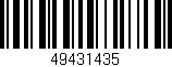 Código de barras (EAN, GTIN, SKU, ISBN): '49431435'