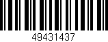 Código de barras (EAN, GTIN, SKU, ISBN): '49431437'