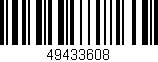 Código de barras (EAN, GTIN, SKU, ISBN): '49433608'