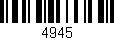 Código de barras (EAN, GTIN, SKU, ISBN): '4945'
