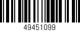 Código de barras (EAN, GTIN, SKU, ISBN): '49451099'