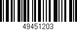 Código de barras (EAN, GTIN, SKU, ISBN): '49451203'