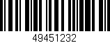 Código de barras (EAN, GTIN, SKU, ISBN): '49451232'