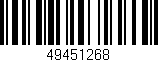 Código de barras (EAN, GTIN, SKU, ISBN): '49451268'