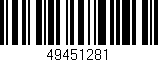 Código de barras (EAN, GTIN, SKU, ISBN): '49451281'