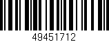 Código de barras (EAN, GTIN, SKU, ISBN): '49451712'