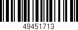 Código de barras (EAN, GTIN, SKU, ISBN): '49451713'