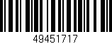 Código de barras (EAN, GTIN, SKU, ISBN): '49451717'