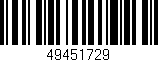 Código de barras (EAN, GTIN, SKU, ISBN): '49451729'