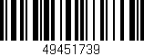 Código de barras (EAN, GTIN, SKU, ISBN): '49451739'