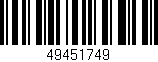 Código de barras (EAN, GTIN, SKU, ISBN): '49451749'