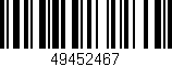 Código de barras (EAN, GTIN, SKU, ISBN): '49452467'
