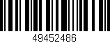 Código de barras (EAN, GTIN, SKU, ISBN): '49452486'