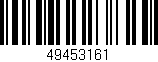 Código de barras (EAN, GTIN, SKU, ISBN): '49453161'