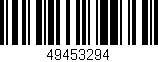 Código de barras (EAN, GTIN, SKU, ISBN): '49453294'