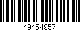 Código de barras (EAN, GTIN, SKU, ISBN): '49454957'