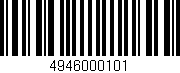 Código de barras (EAN, GTIN, SKU, ISBN): '4946000101'