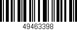 Código de barras (EAN, GTIN, SKU, ISBN): '49463398'