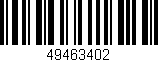 Código de barras (EAN, GTIN, SKU, ISBN): '49463402'