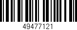 Código de barras (EAN, GTIN, SKU, ISBN): '49477121'