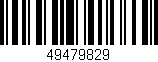 Código de barras (EAN, GTIN, SKU, ISBN): '49479829'