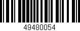 Código de barras (EAN, GTIN, SKU, ISBN): '49480054'