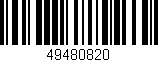 Código de barras (EAN, GTIN, SKU, ISBN): '49480820'