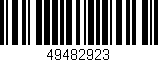Código de barras (EAN, GTIN, SKU, ISBN): '49482923'
