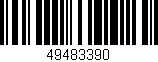Código de barras (EAN, GTIN, SKU, ISBN): '49483390'