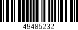Código de barras (EAN, GTIN, SKU, ISBN): '49485232'