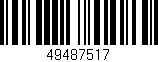 Código de barras (EAN, GTIN, SKU, ISBN): '49487517'