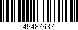 Código de barras (EAN, GTIN, SKU, ISBN): '49487637'