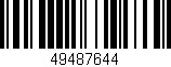 Código de barras (EAN, GTIN, SKU, ISBN): '49487644'