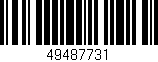 Código de barras (EAN, GTIN, SKU, ISBN): '49487731'