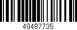 Código de barras (EAN, GTIN, SKU, ISBN): '49487735'