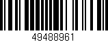 Código de barras (EAN, GTIN, SKU, ISBN): '49488961'
