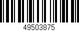 Código de barras (EAN, GTIN, SKU, ISBN): '49503875'