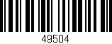 Código de barras (EAN, GTIN, SKU, ISBN): '49504'