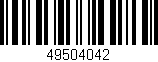 Código de barras (EAN, GTIN, SKU, ISBN): '49504042'