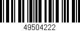 Código de barras (EAN, GTIN, SKU, ISBN): '49504222'