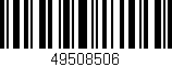 Código de barras (EAN, GTIN, SKU, ISBN): '49508506'
