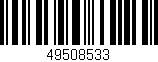 Código de barras (EAN, GTIN, SKU, ISBN): '49508533'