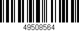 Código de barras (EAN, GTIN, SKU, ISBN): '49508564'